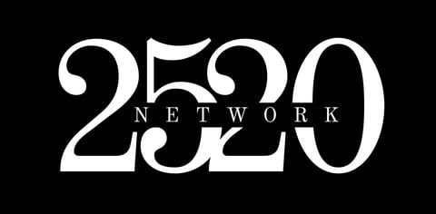 2520 Network logo in white text on black background
