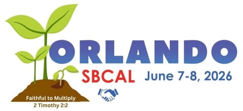 SBCAL Orlando conference logo featuring a plant with green leaves, showing dates June 7-8, 2026